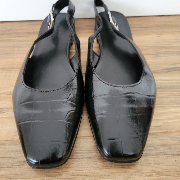 Little Burgundy Size 10 Black Flat Shoe - Picture 3 of 5